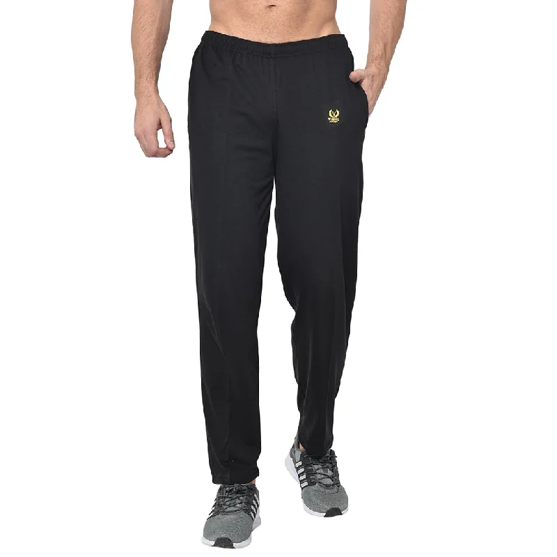 Flash deals on men’s clothing – Grab yours today! Vimal Jonney Black Cotton Trackpant For Men's Flash deals on men’s clothing – Grab yours today! Vimal Jonney Black Cotton Trackpant For Men's