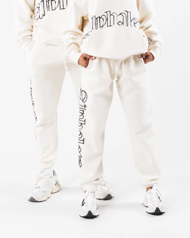 Exclusive offers on the latest clothing styles for men .  Script Jogger - Ivory