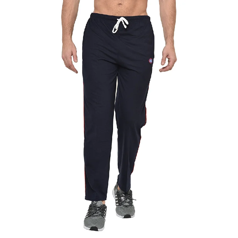 Big discounts  – Shop now for amazing deals.  Vimal Jonney Dark Blue Cotton Trackpant For Men's