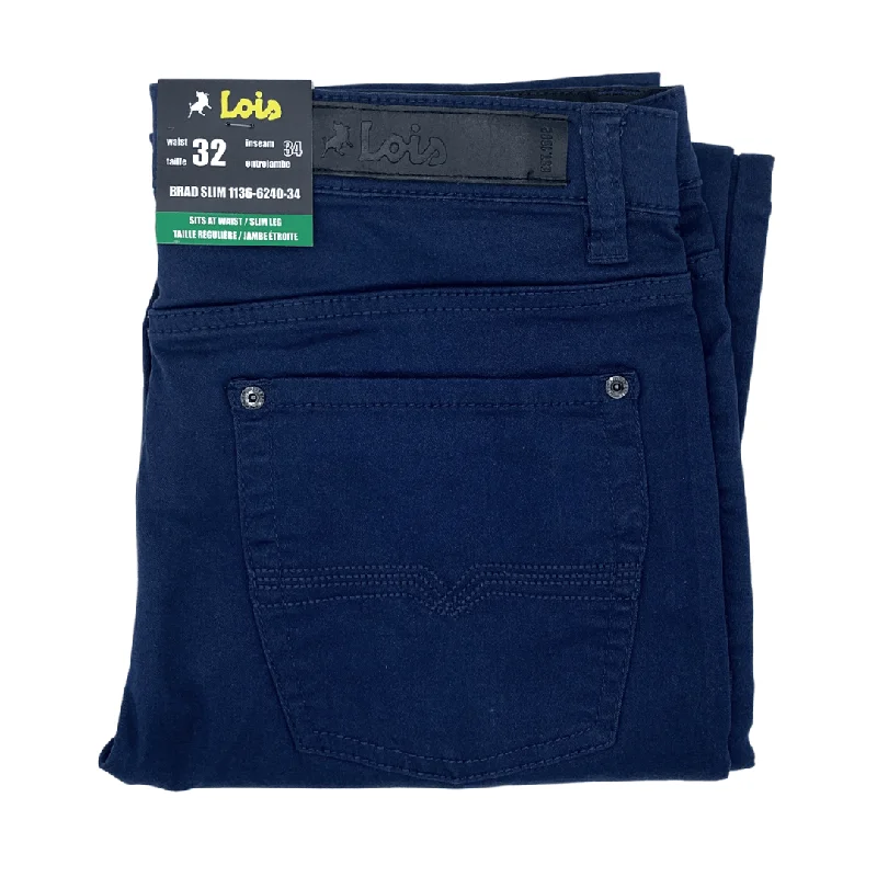 Shop our men's clothing collection for the best prices of the season. Lois Brad Slim Pant Dark Denim- 1136-6240-34 Shop our men's clothing collection for the best prices of the season. Lois Brad Slim Pant Dark Denim- 1136-6240-34