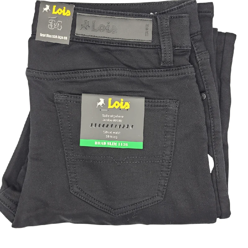 Shop affordable clothing for every season – Big savings this weekend only!  Lois Lined Brad Slim Jeans - 1136-7424-99 Black