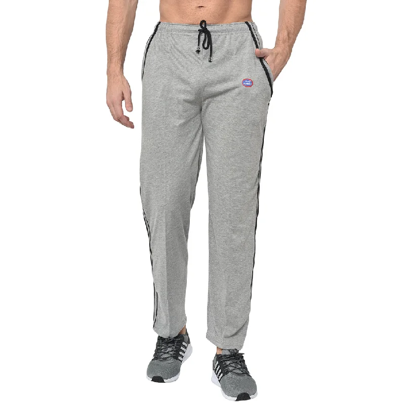 Shop stylish  fashion – Get huge savings on men’s clothing.  Vimal Jonney Grey Cotton Trackpant For Men's