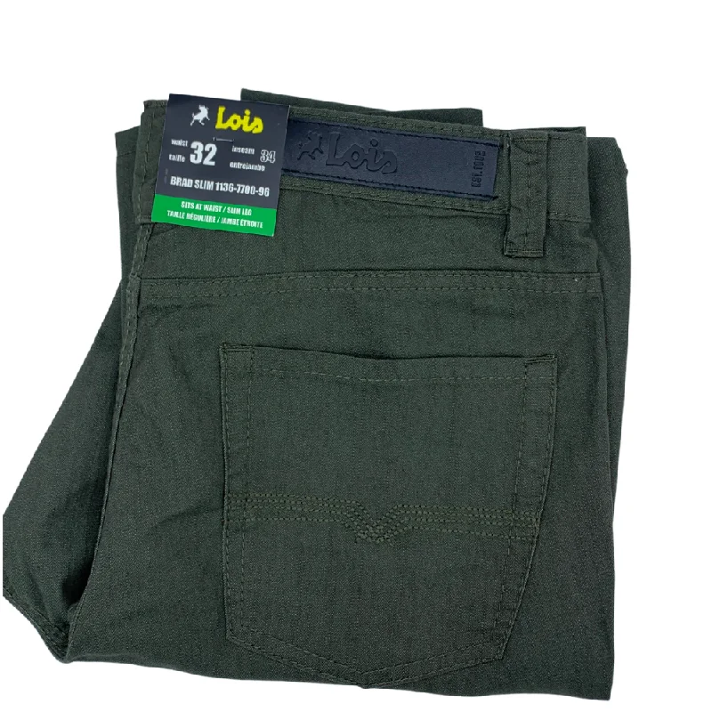 Shop the best fashion at prices you can’t beat. Lois Brad Slim Casual Pant Olive - 1136-7700-96 Olive Shop the best fashion at prices you can’t beat. Lois Brad Slim Casual Pant Olive - 1136-7700-96 Olive