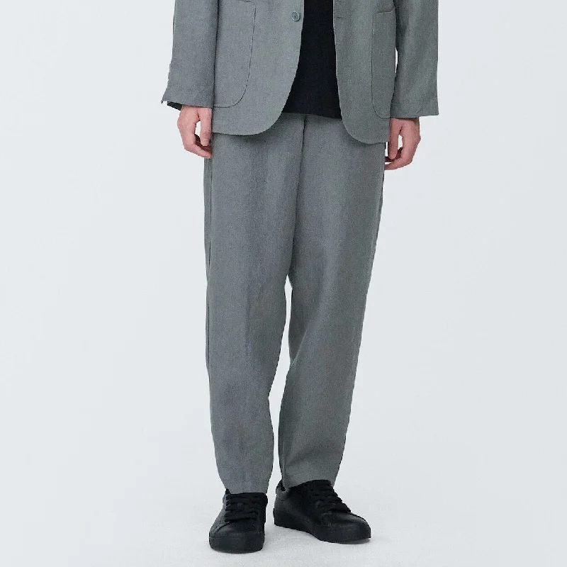 Shop now for the latest fashion trends and enjoy special promotions! Linen Tapered Pants Shop now for the latest fashion trends and enjoy special promotions! Linen Tapered Pants