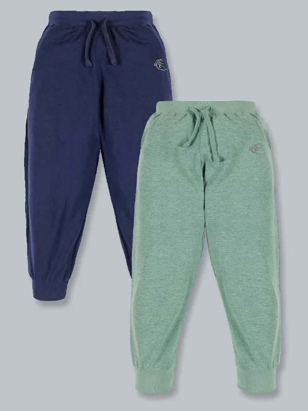 Navy & Green Melange