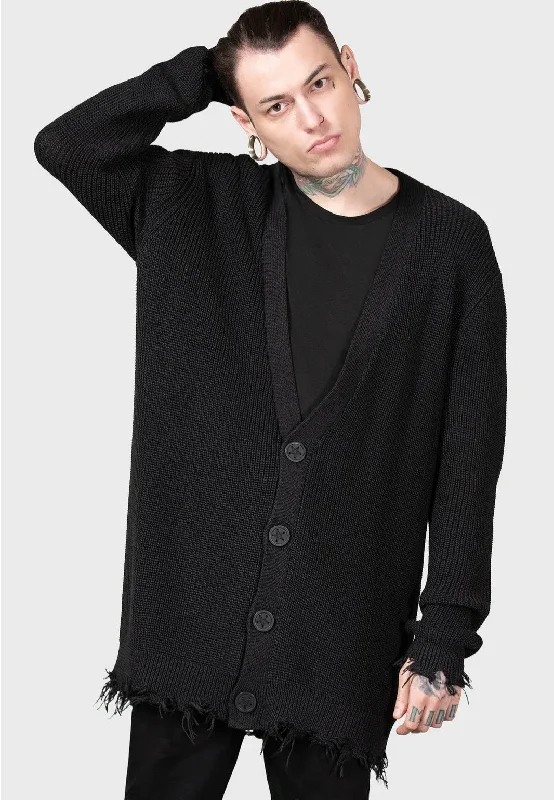 Killstar - Antisocial Oversized Black - Cardigan