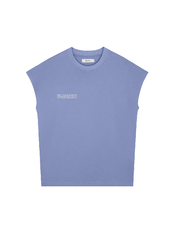 Mens 365 Midweight Cropped Shoulder T-Shirt—aster purple