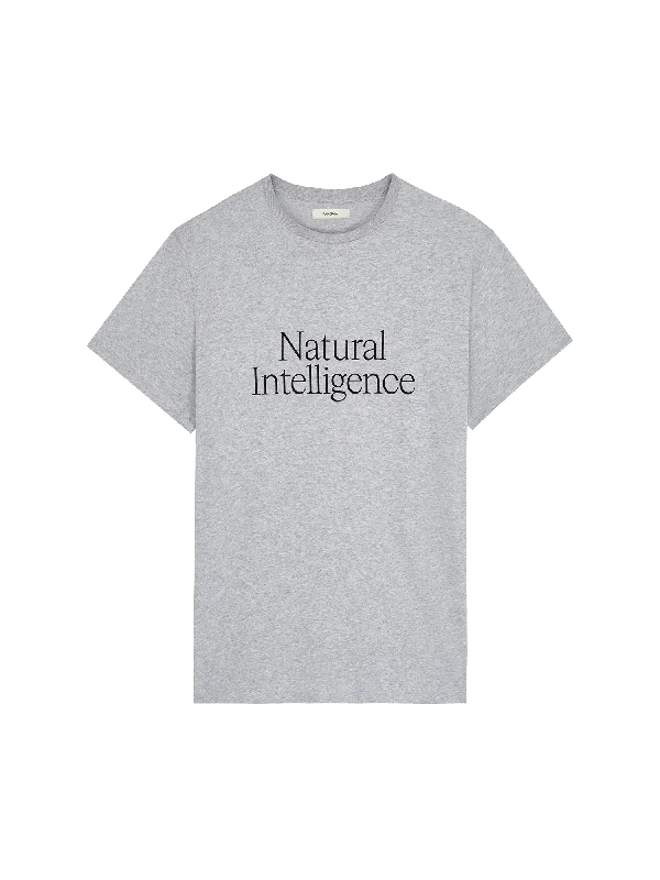 Mens 365 Natural Intelligence T-Shirt—grey marl