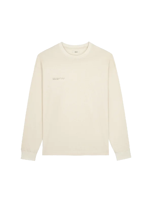 Mens 365 Midweight Long Sleeve T-shirt—undyed