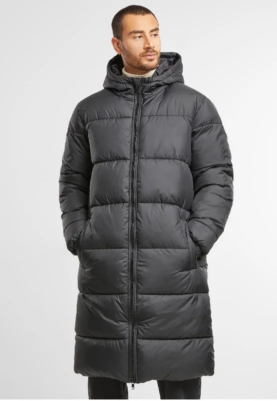 Urban Classics - Long Puffer Black - Jacket