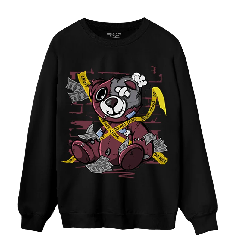 NastyJamz Burgundy 5s Sweatshirt Match Money BER