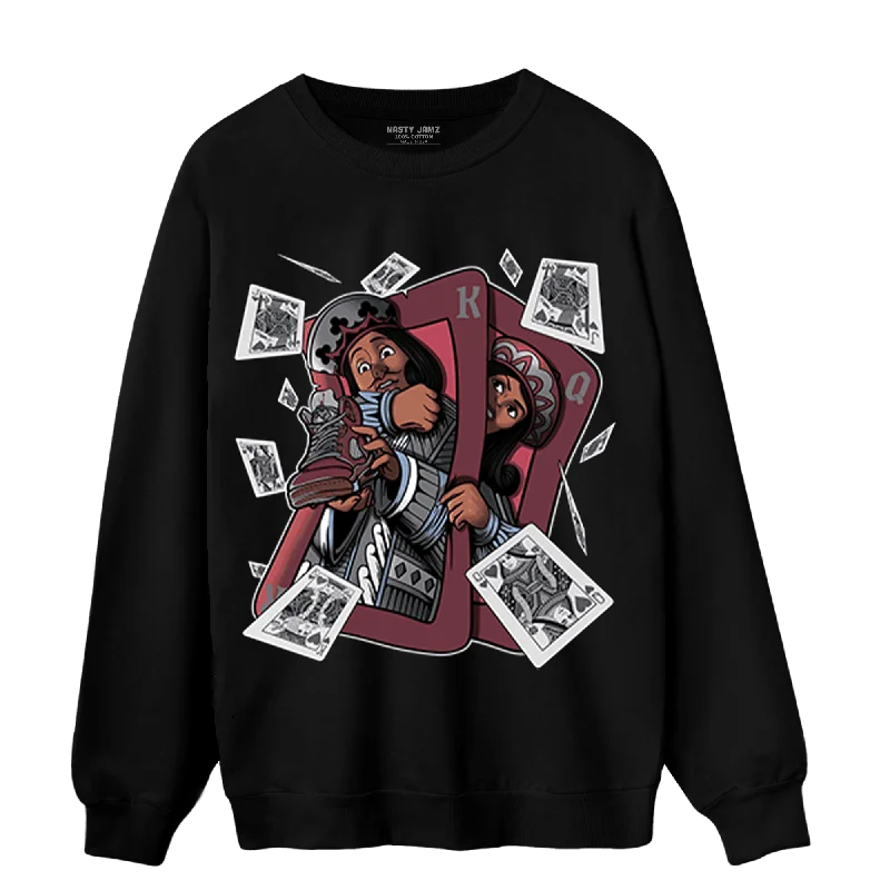 Last chance! Men’s clothing at unbeatable prices. NastyJamz Burgundy 5s Sweatshirt Match Sneaker Playing Card Last chance! Men’s clothing at unbeatable prices. NastyJamz Burgundy 5s Sweatshirt Match Sneaker Playing Card