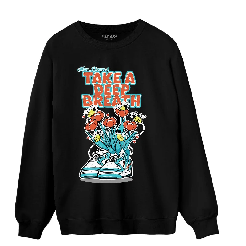 NastyJamz Dunk Low Dolphins Sweatshirt Match Bee Sneaker