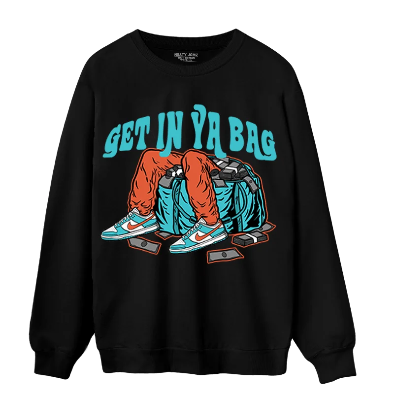 NastyJamz Dunk Low Dolphins Sweatshirt Match Get In Ya Bag