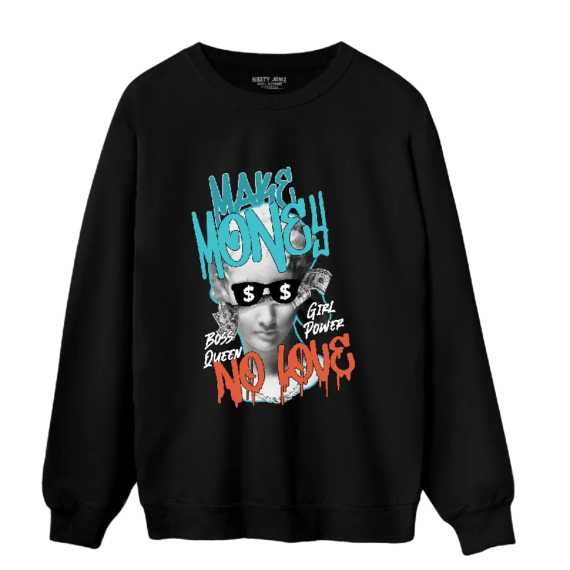 NastyJamz Dunk Low Dolphins Sweatshirt Match Make Money No Love