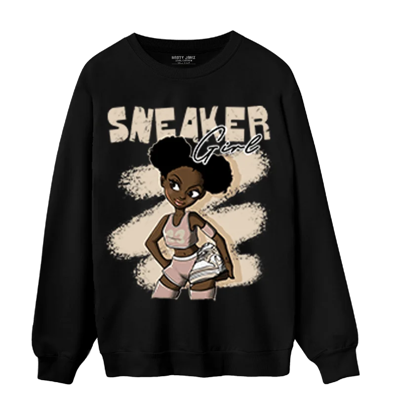 NastyJamz Dunk Low Twist Sanddrift Sweatshirt Match Black Sneaker Girl