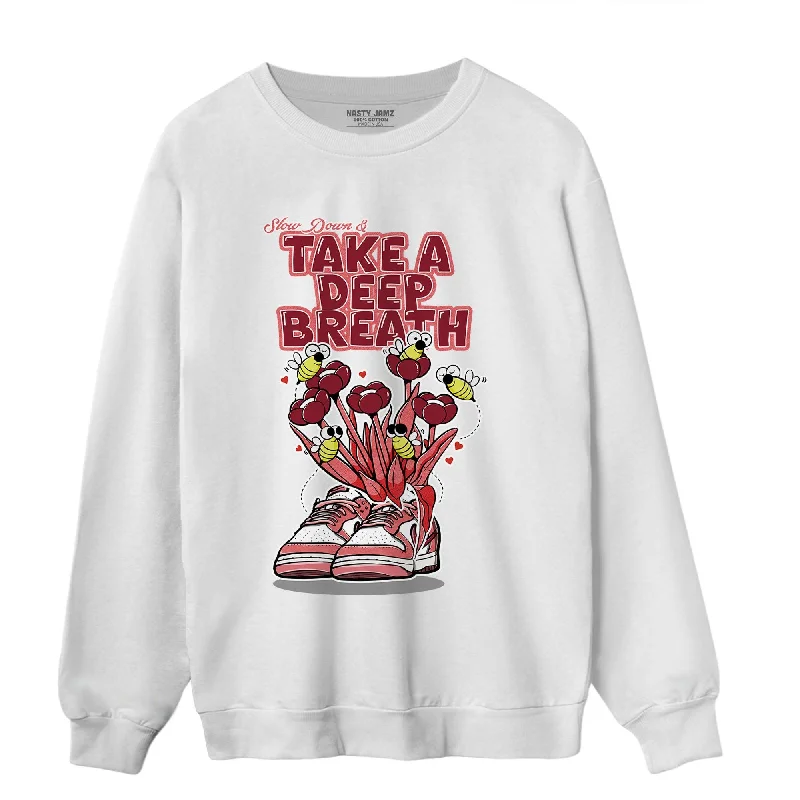 NastyJamz Dunk Low WMNS Valentine Day Sweatshirt Match Bee Sneaker