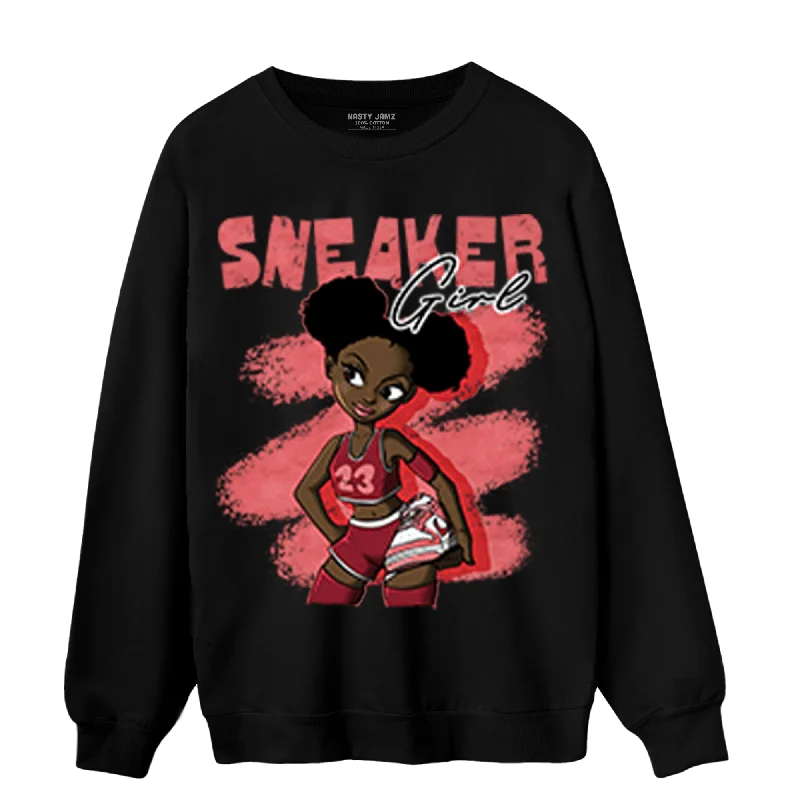 NastyJamz Dunk Low WMNS Valentine Day Sweatshirt Match Black Sneaker Girl