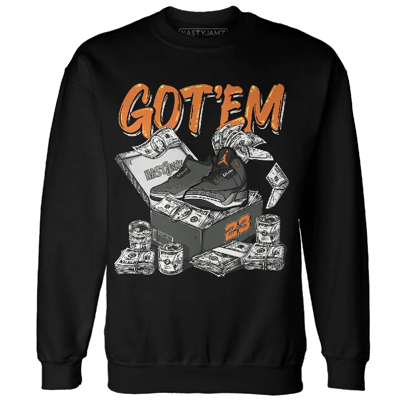 NastyJamz Fear Pack 3s Sweatshirt Match Dollar Sneaker Box