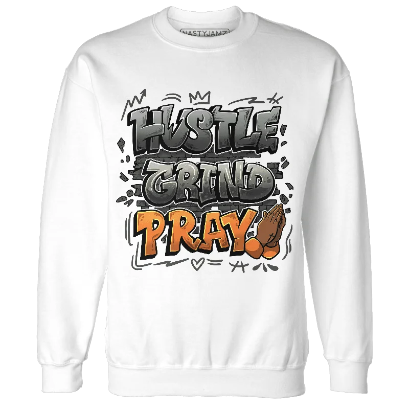 NastyJamz Fear Pack 3s Sweatshirt Match Hustle Grind Pray