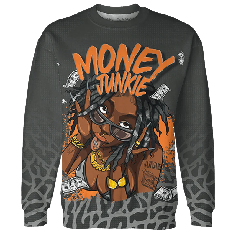 NastyJamz Fear Pack 3s Sweatshirt Match Money Junkie 3D All-Over Print