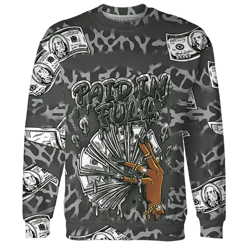 NastyJamz Fear Pack 3s Sweatshirt Match Paid In Full 3D All-Over Print