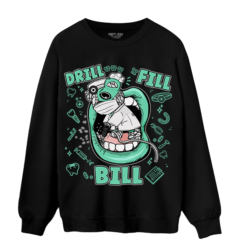 NastyJamz Green Glow 3s Sweatshirt Match BER The Dentist