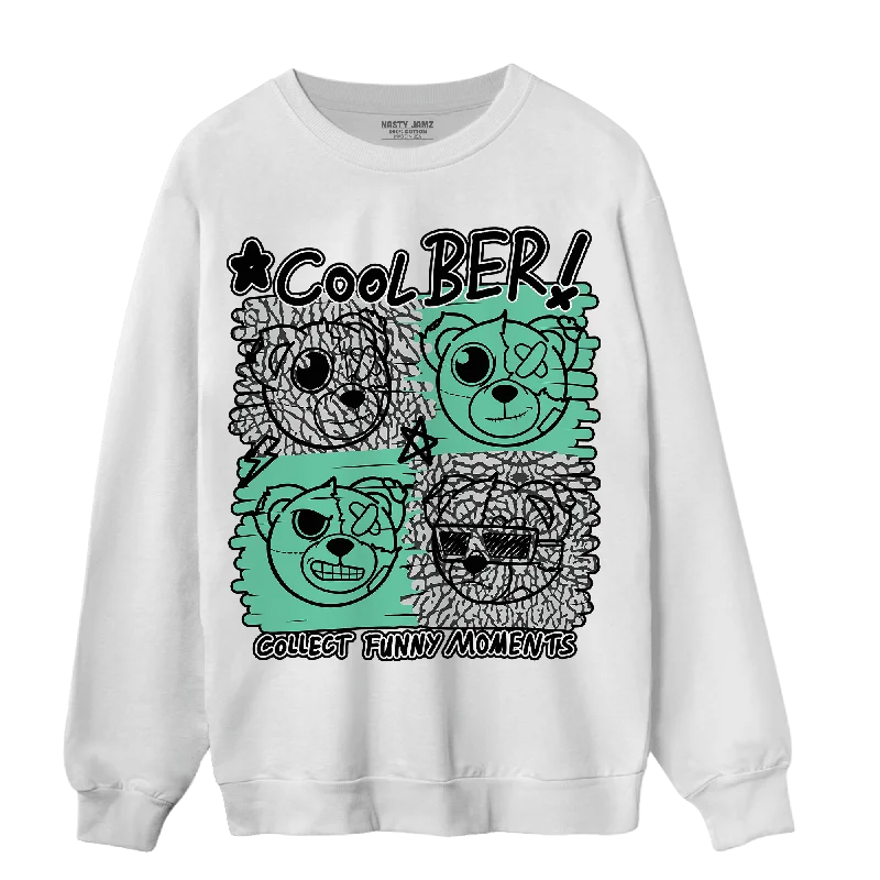 NastyJamz Green Glow 3s Sweatshirt Match Cool BER