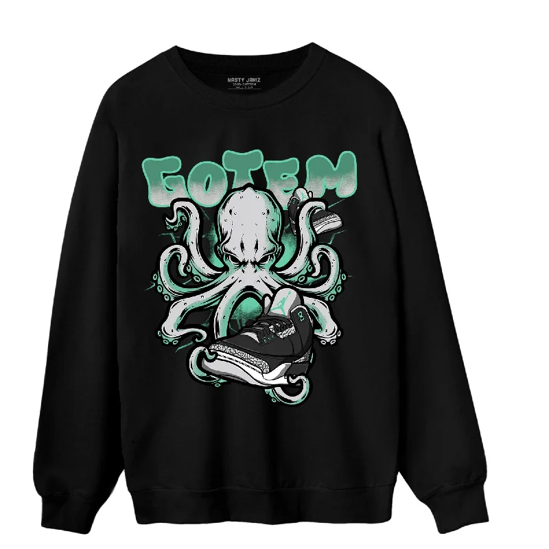 NastyJamz Green Glow 3s Sweatshirt Match Octopus Got Em