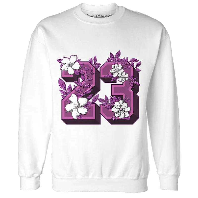 NastyJamz GS Hyper Violet 4s Sweatshirt Match 23 Floral