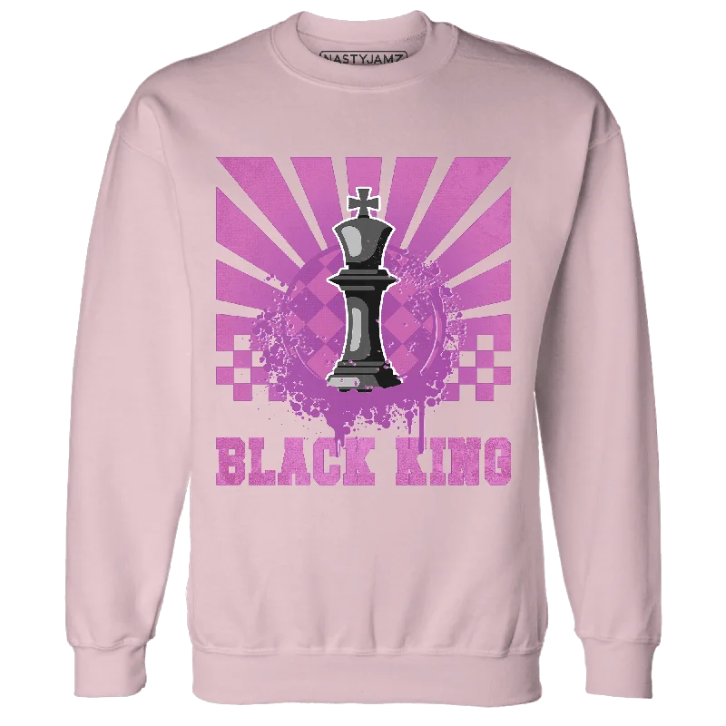 NastyJamz GS Hyper Violet 4s Sweatshirt Match Black King Collection