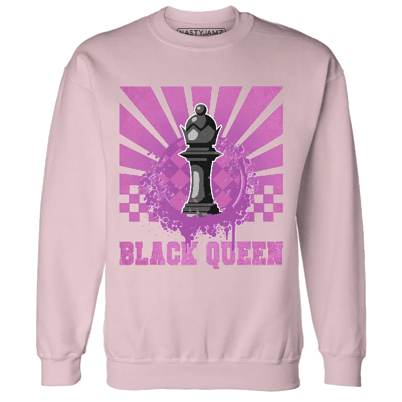 NastyJamz GS Hyper Violet 4s Sweatshirt Match Black Queen Collection