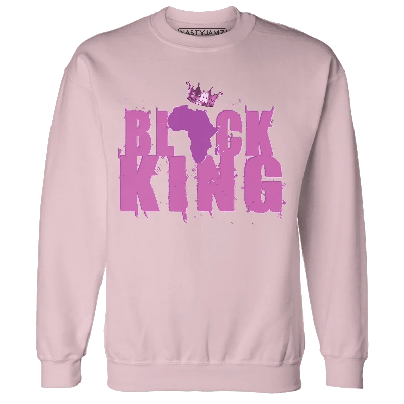 NastyJamz GS Hyper Violet 4s Sweatshirt Match Black Queen Crown