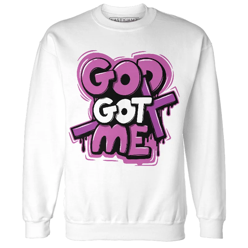 NastyJamz GS Hyper Violet 4s Sweatshirt Match God Got Me