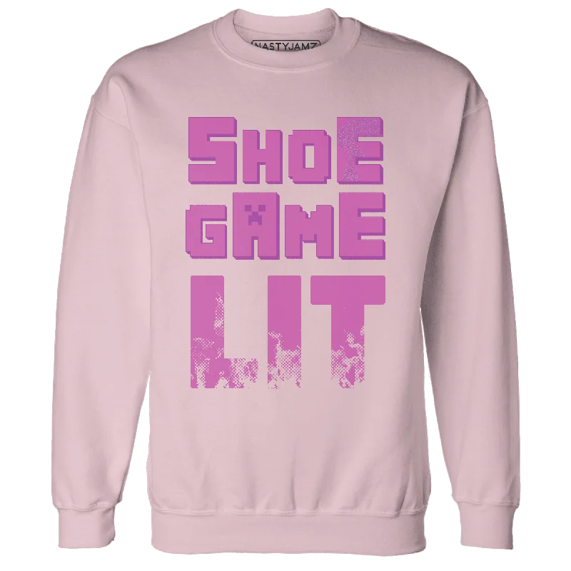 NastyJamz GS Hyper Violet 4s Sweatshirt Match Shoe Game Lit