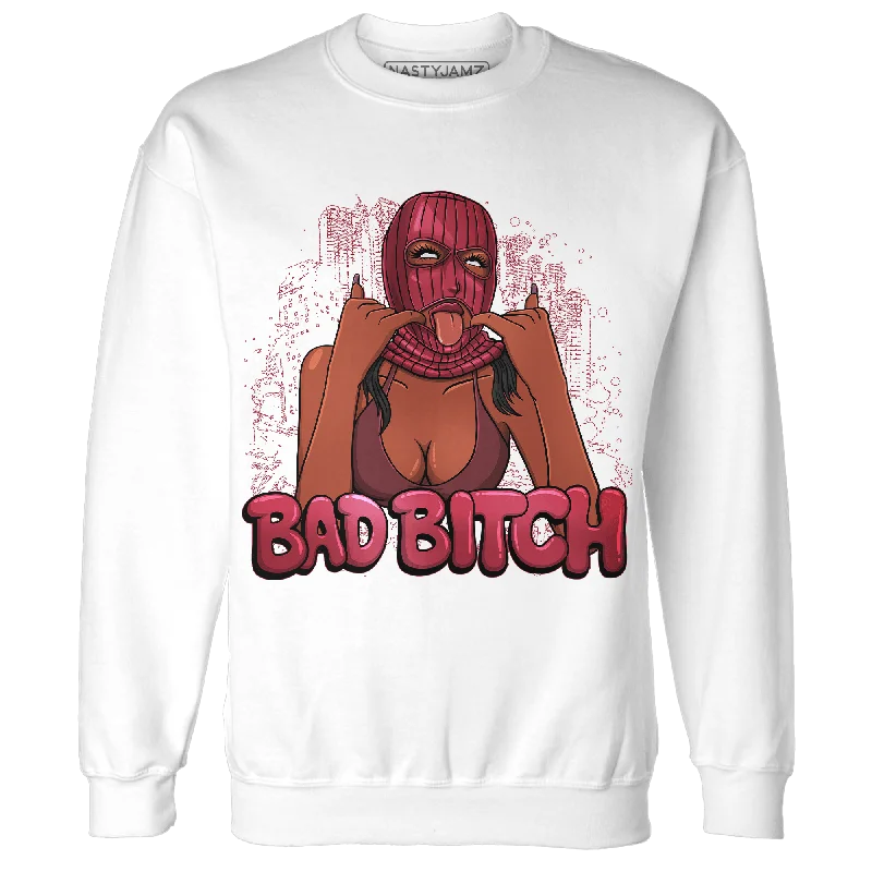 NastyJamz High 85 Metallic Burgundy 1s Sweatshirt Match Gangster Bad Bitch