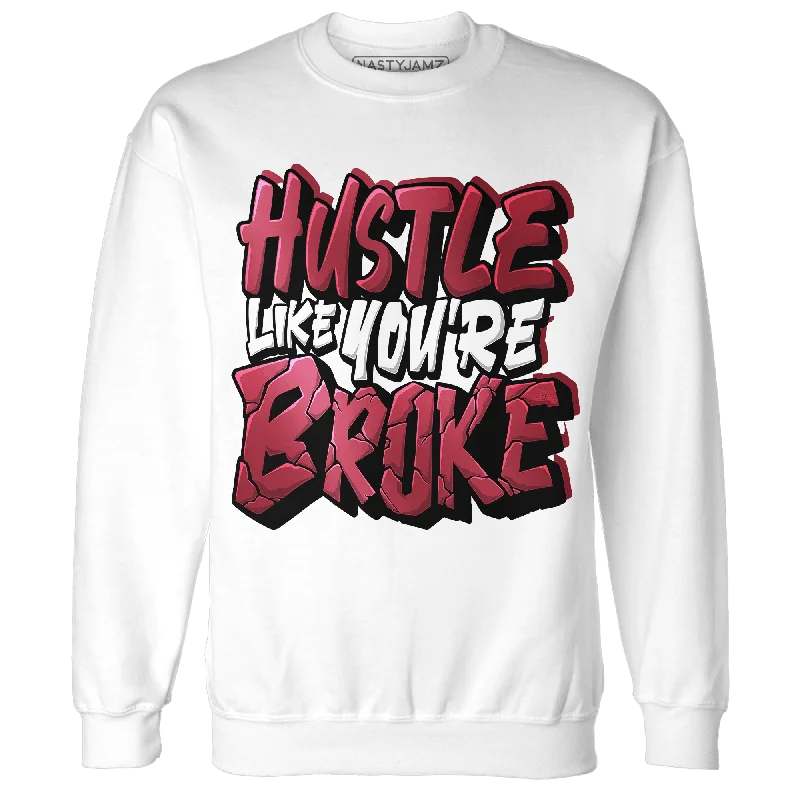 NastyJamz High 85 Metallic Burgundy 1s Sweatshirt Match Hustle Like Broke