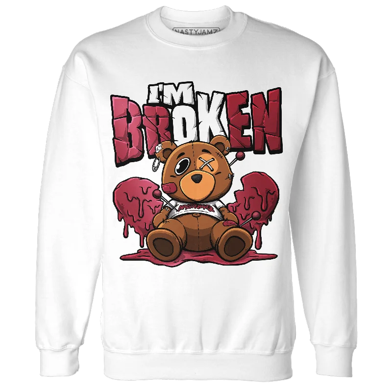 NastyJamz High 85 Metallic Burgundy 1s Sweatshirt Match Im Broken BER