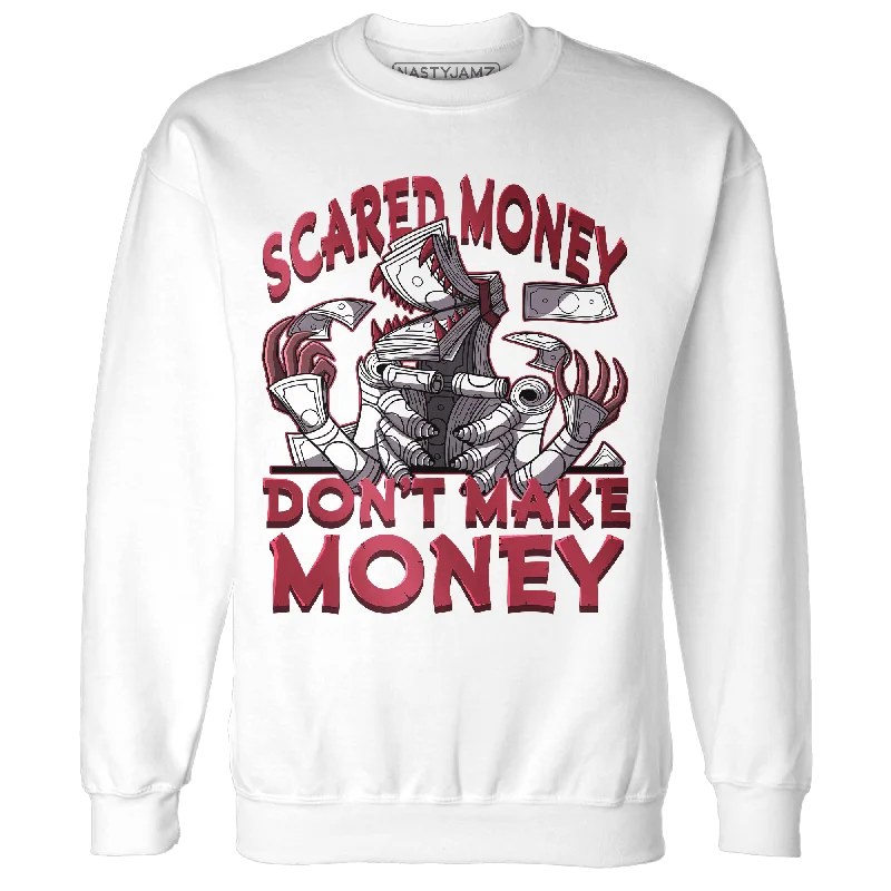 NastyJamz High 85 Metallic Burgundy 1s Sweatshirt Match Scared Money