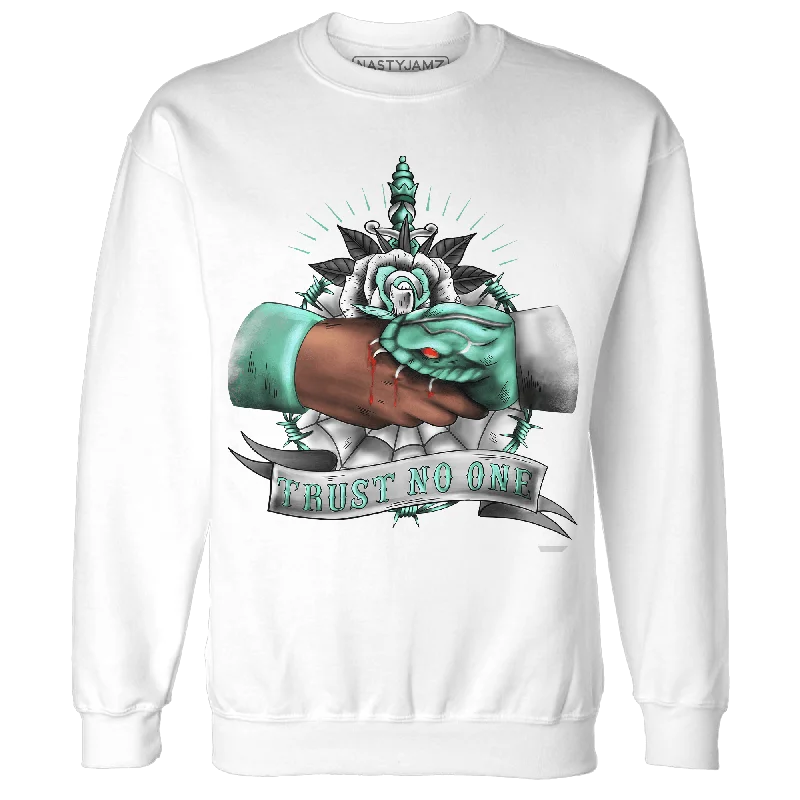 NastyJamz High OG Green Glow 1s Sweatshirt Match Trust No One Old School