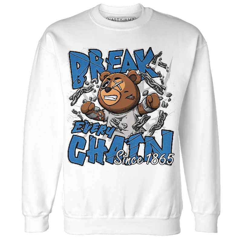 NastyJamz Industrial Blue 4s Sweatshirt Match BER Break Chain