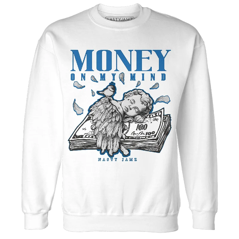 NastyJamz Industrial Blue 4s Sweatshirt Match Money On My Mind Angel