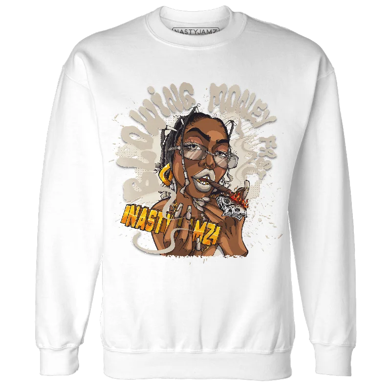 NastyJamz Latte 1s Sweatshirt Match Blowing Money Fast Girl