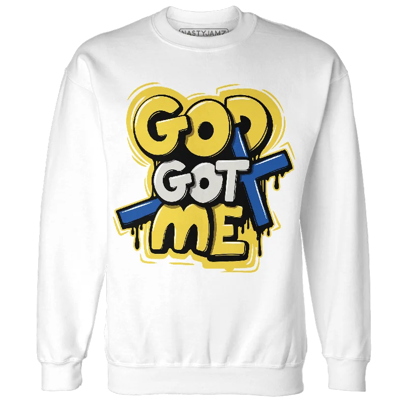 NastyJamz Low OG Canary TVSC 1s Sweatshirt Match God Got Me