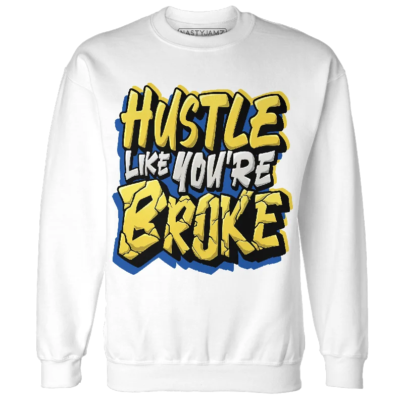 NastyJamz Low OG Canary TVSC 1s Sweatshirt Match Hustle Like Broke