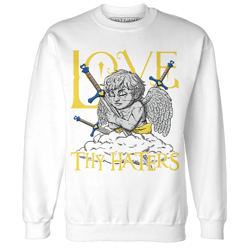 NastyJamz Low OG Canary TVSC 1s Sweatshirt Match Love Thy Haters Angel