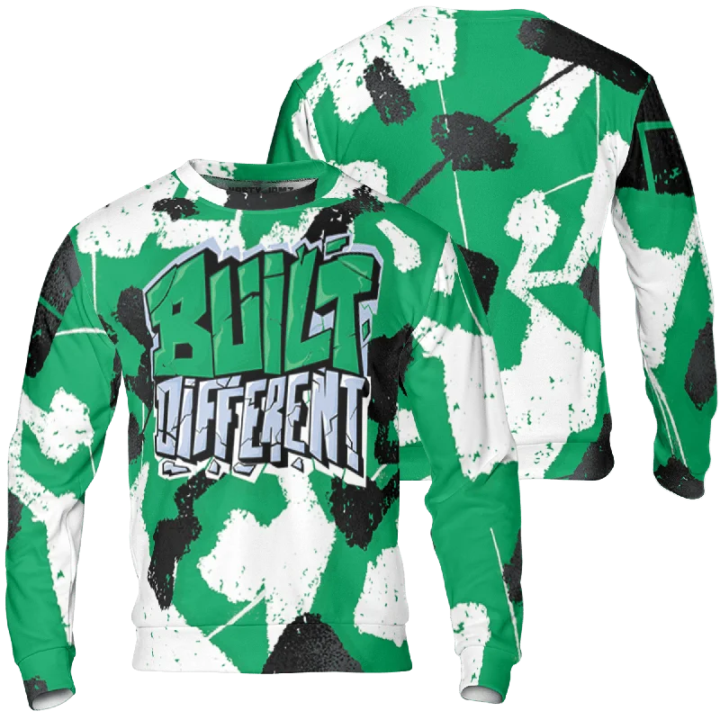 NastyJamz Lucky Green 5s Sweatshirt Match Built Different 3D All-Over Print Broken