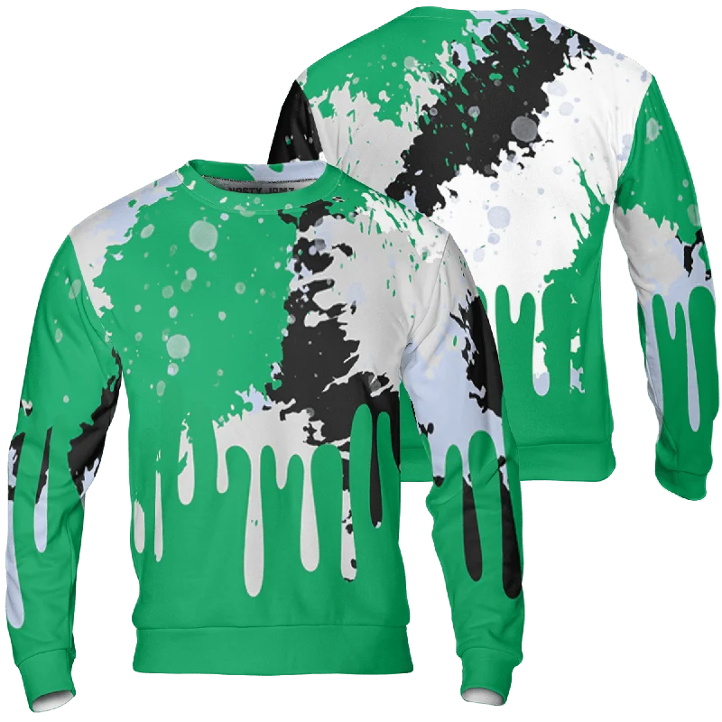 NastyJamz Lucky Green 5s Sweatshirt Match Colorful 3D All-Over Print Art