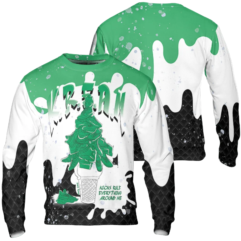 NastyJamz Lucky Green 5s Sweatshirt Match KREAM 3D All-Over Print Waffle Cone