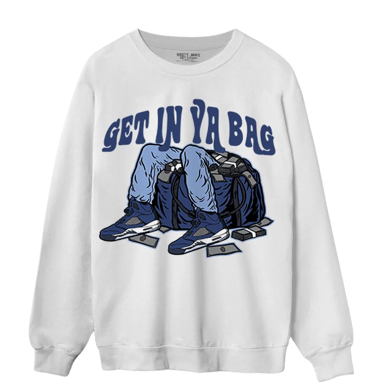 NastyJamz Midnight Navy 5s Sweatshirt Match Get In Ya Bag